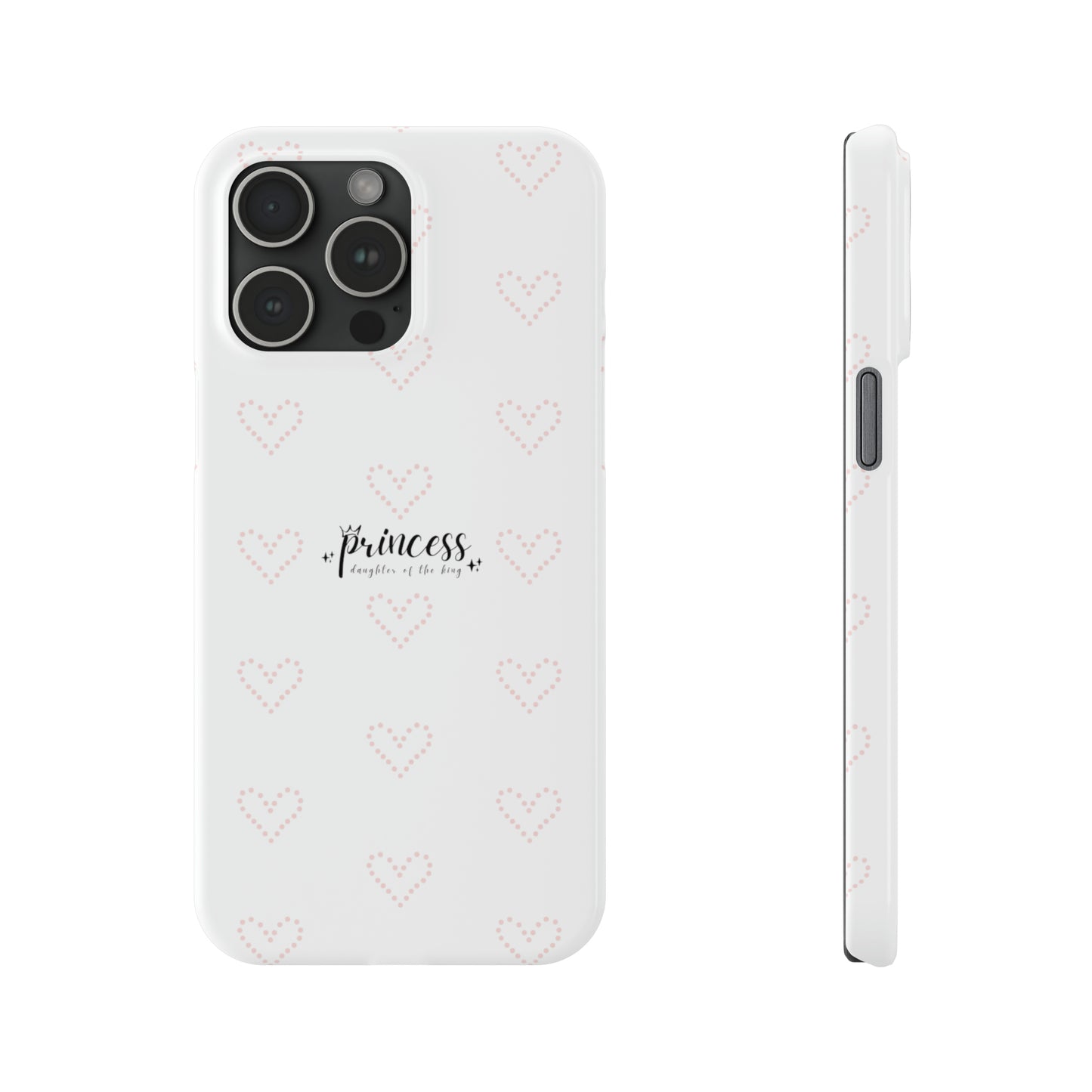 Dot Heart- Slim Phone Cases