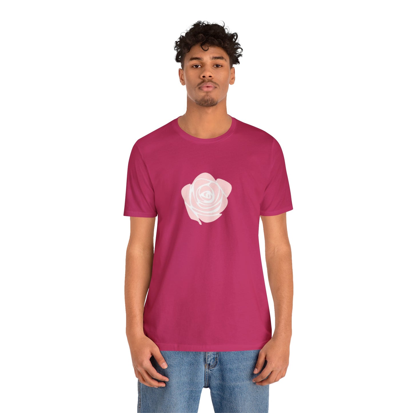 Rose- Unisex Jersey Short Sleeve Tee