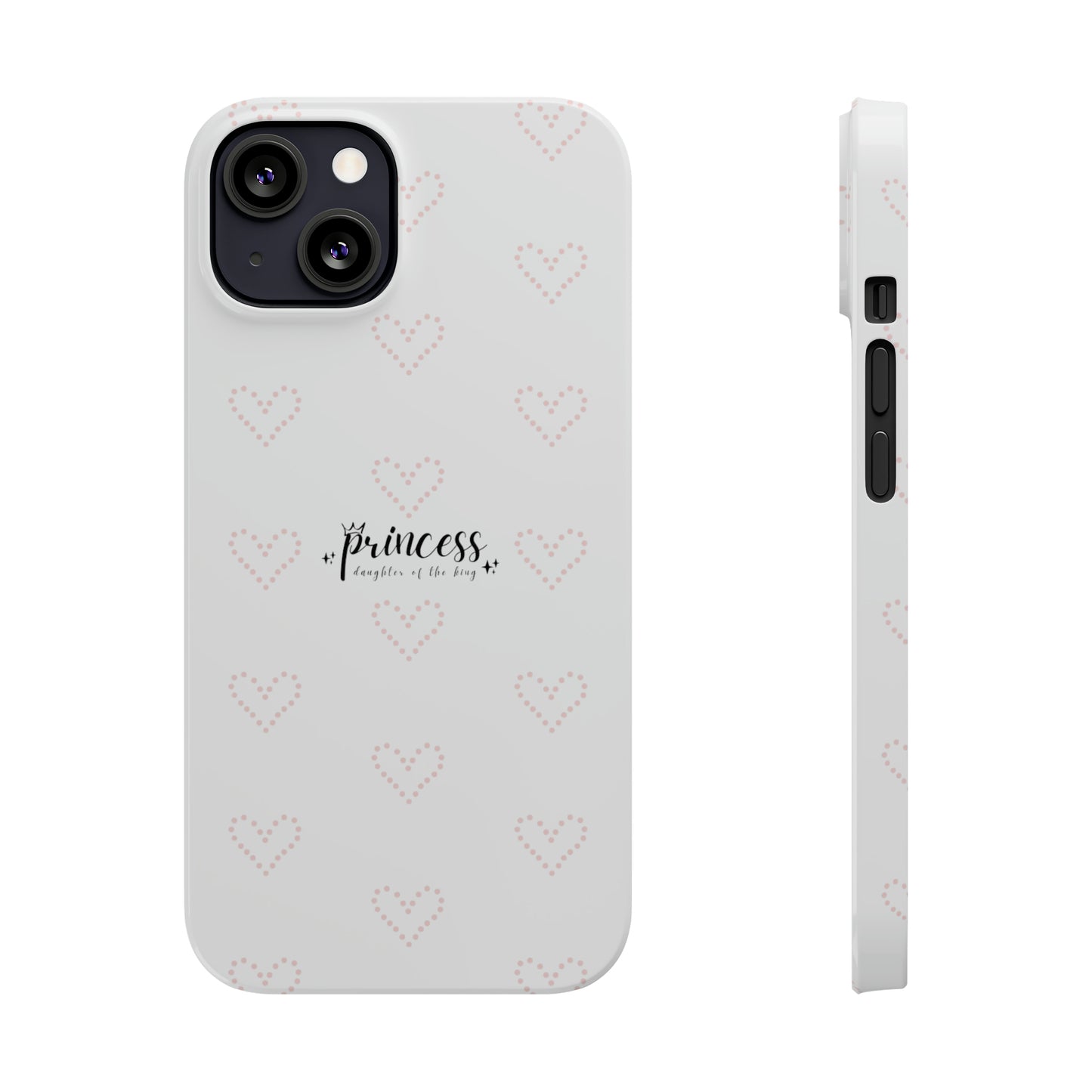 Dot Heart- Slim Phone Cases