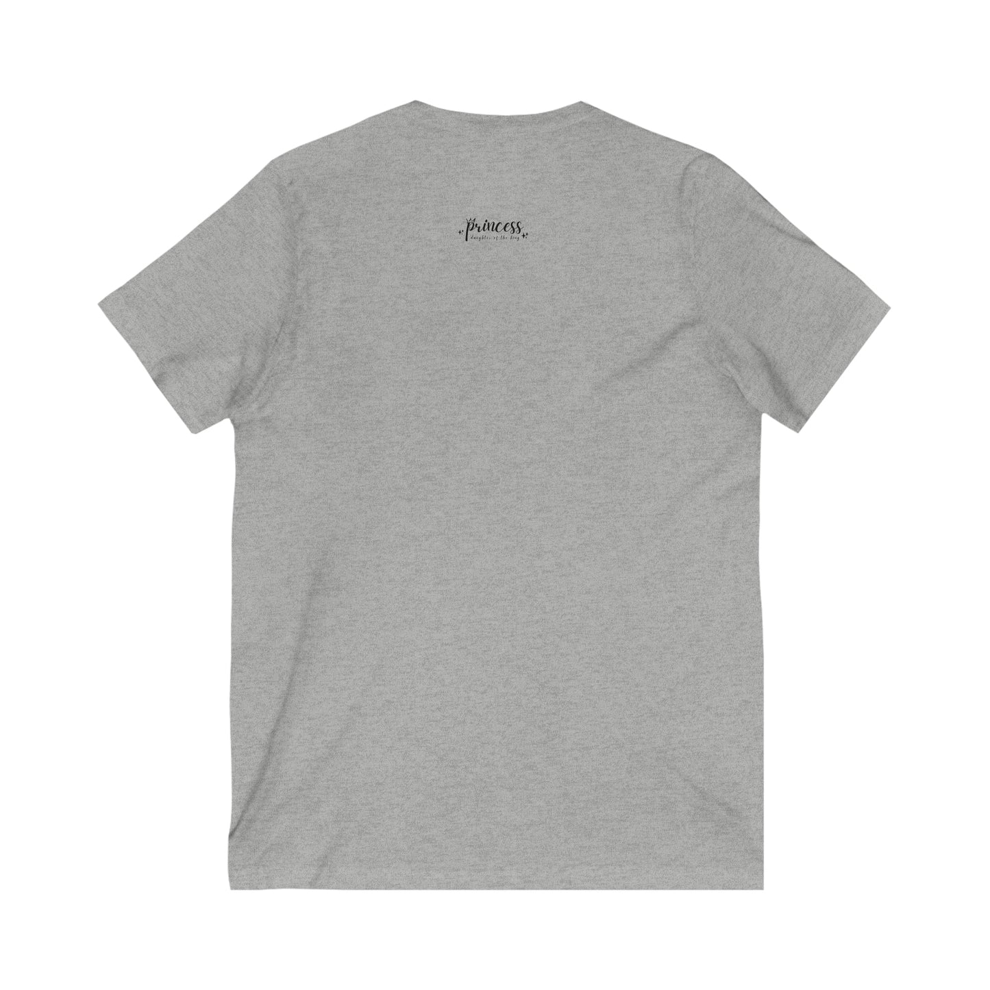 Prin Cess- Unisex Jersey Short Sleeve V-Neck Tee