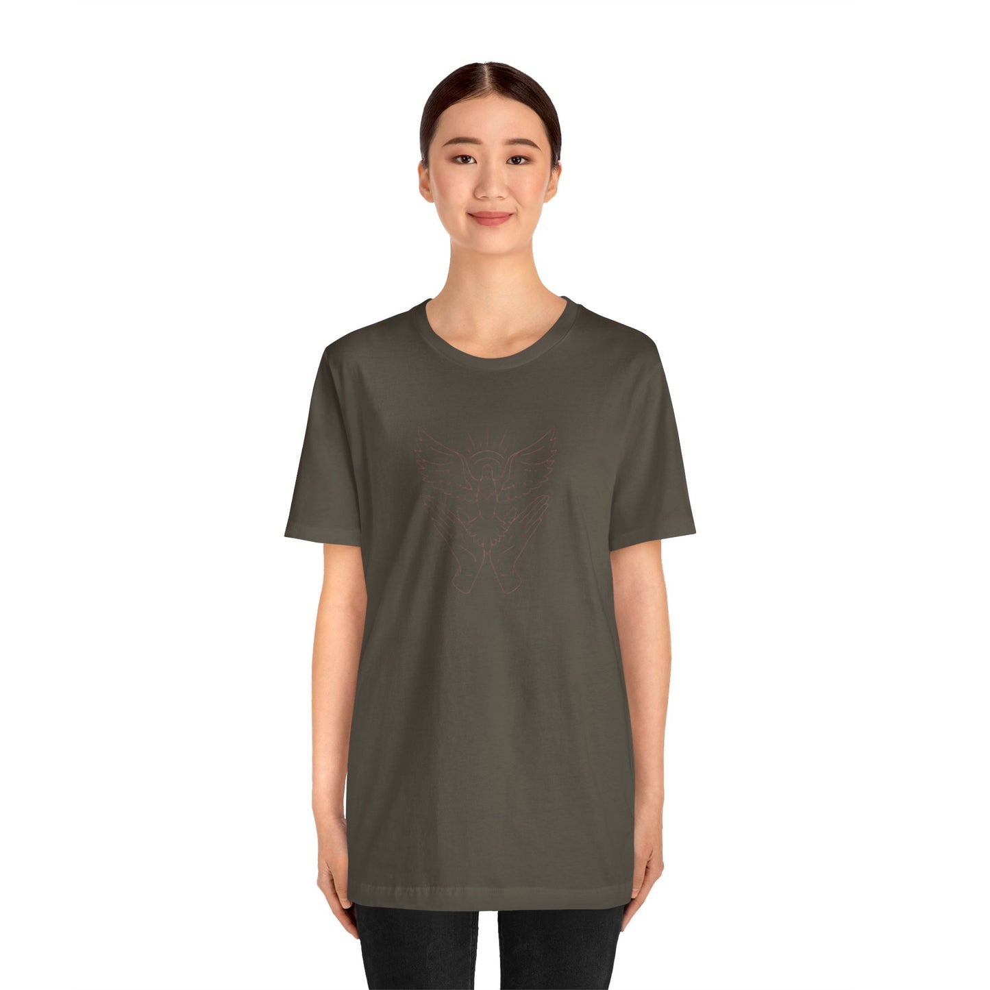 Dove- Unisex Jersey Short Sleeve Tee