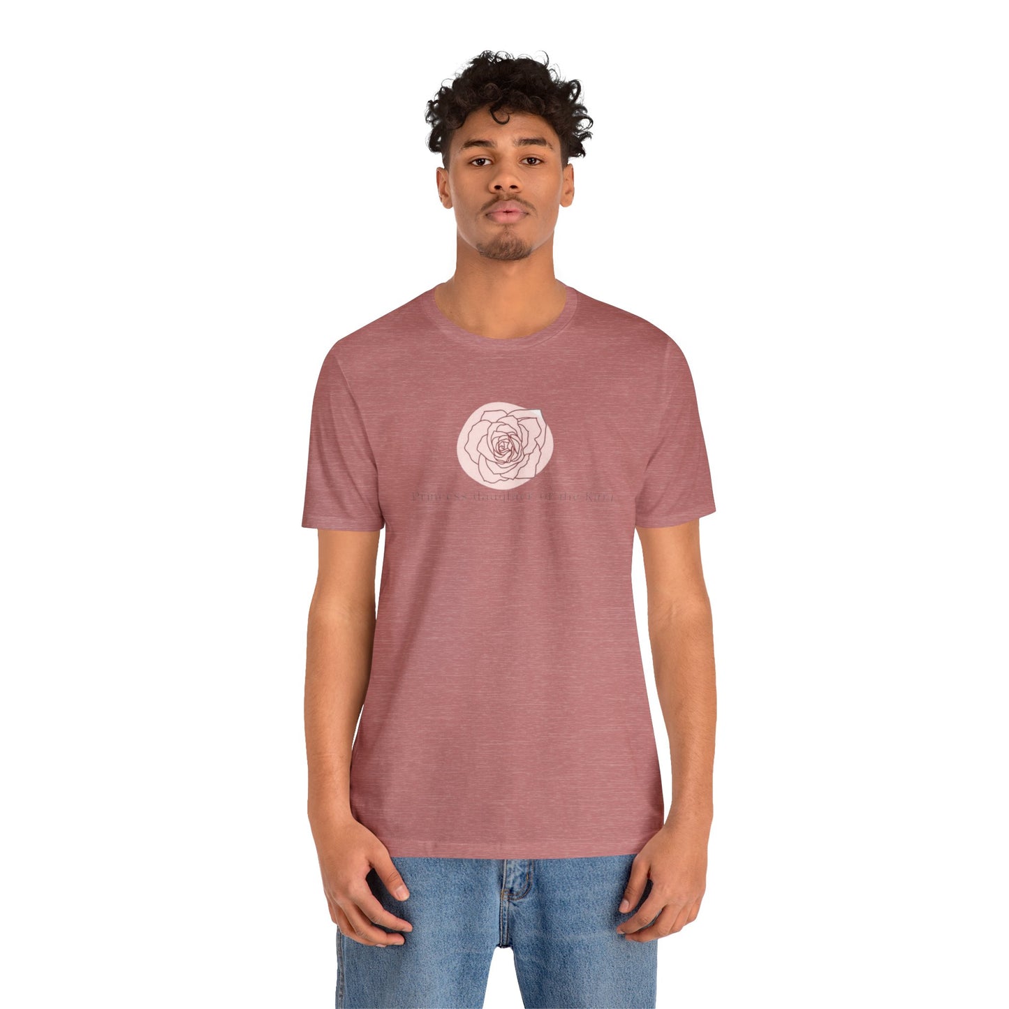 Vintage Rose- Unisex Jersey Short Sleeve Tee