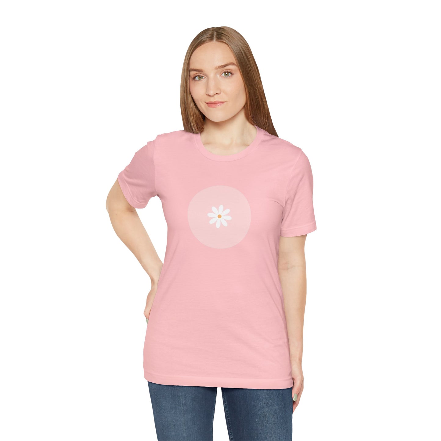 Circle Daisy- Unisex Jersey Short Sleeve Tee