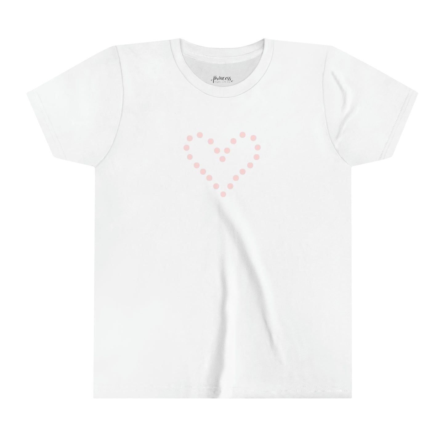 Dot Heart- Youth Short Sleeve Tee