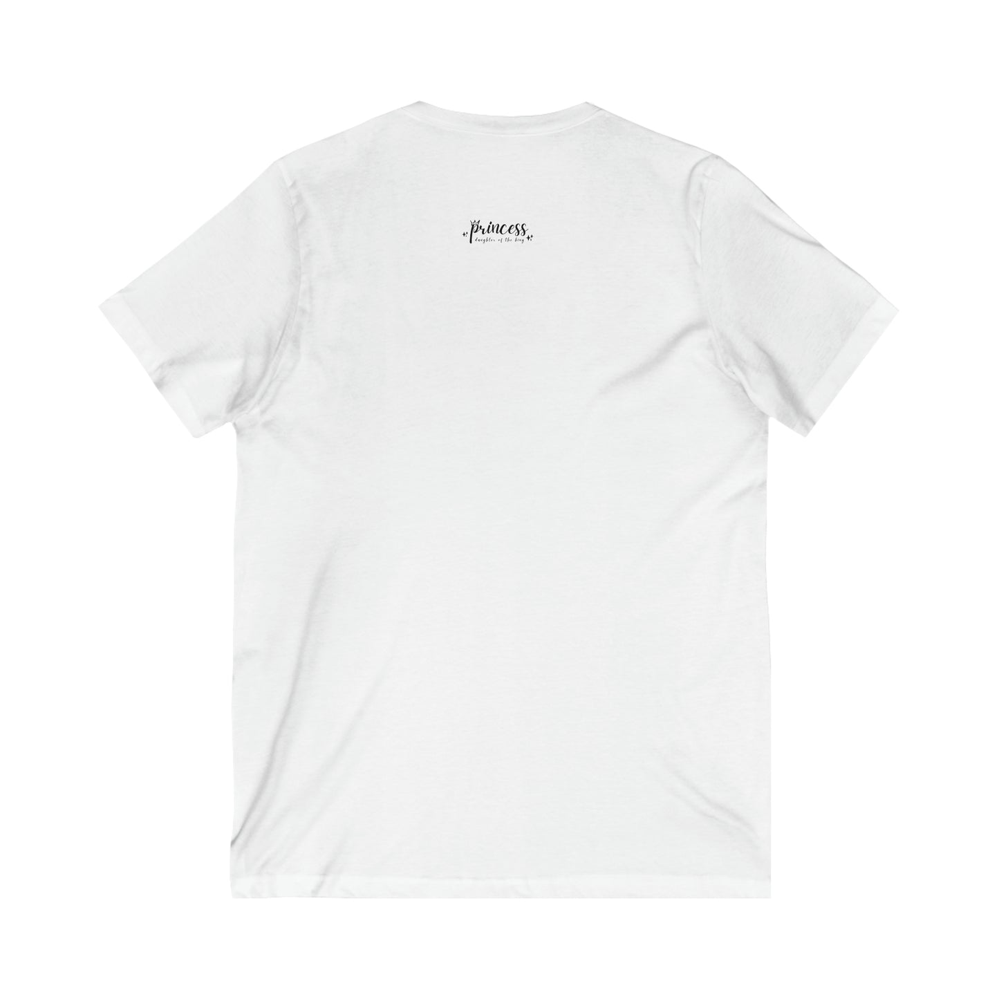 Prin Cess- Unisex Jersey Short Sleeve V-Neck Tee