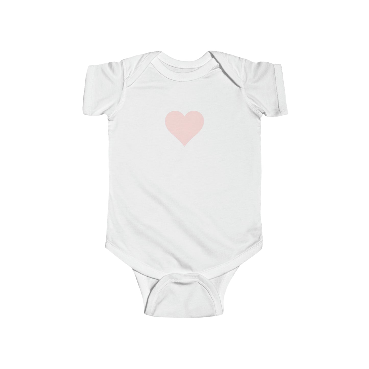 Heart- Infant Fine Jersey Bodysuit