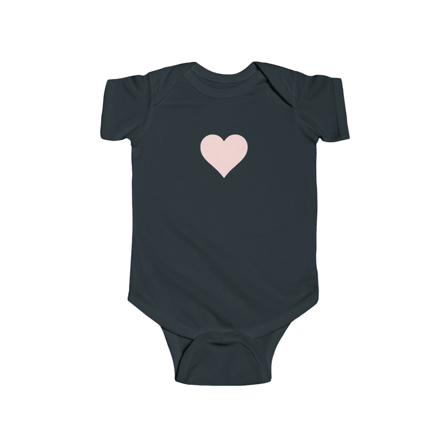 Heart- Infant Fine Jersey Bodysuit