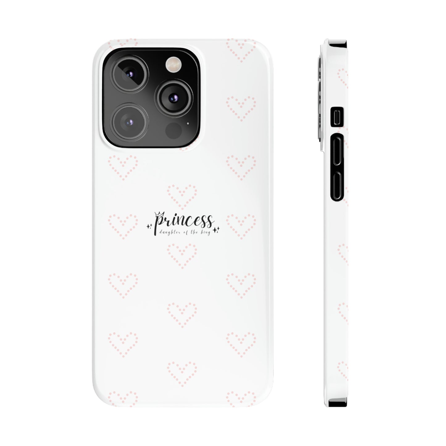 Dot Heart- Slim Phone Cases