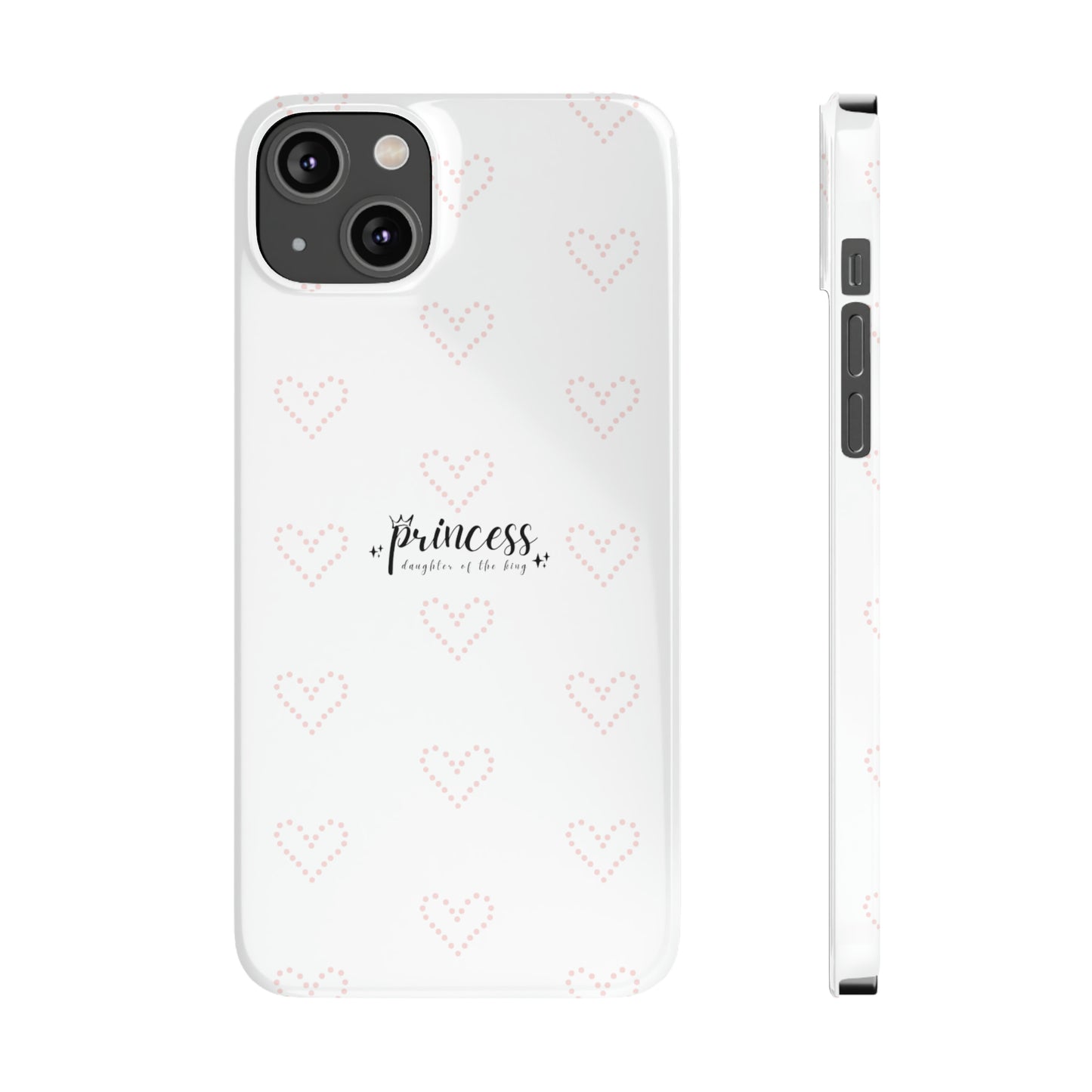 Dot Heart- Slim Phone Cases