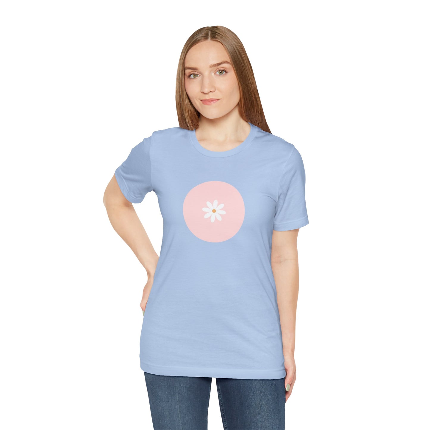 Circle Daisy- Unisex Jersey Short Sleeve Tee