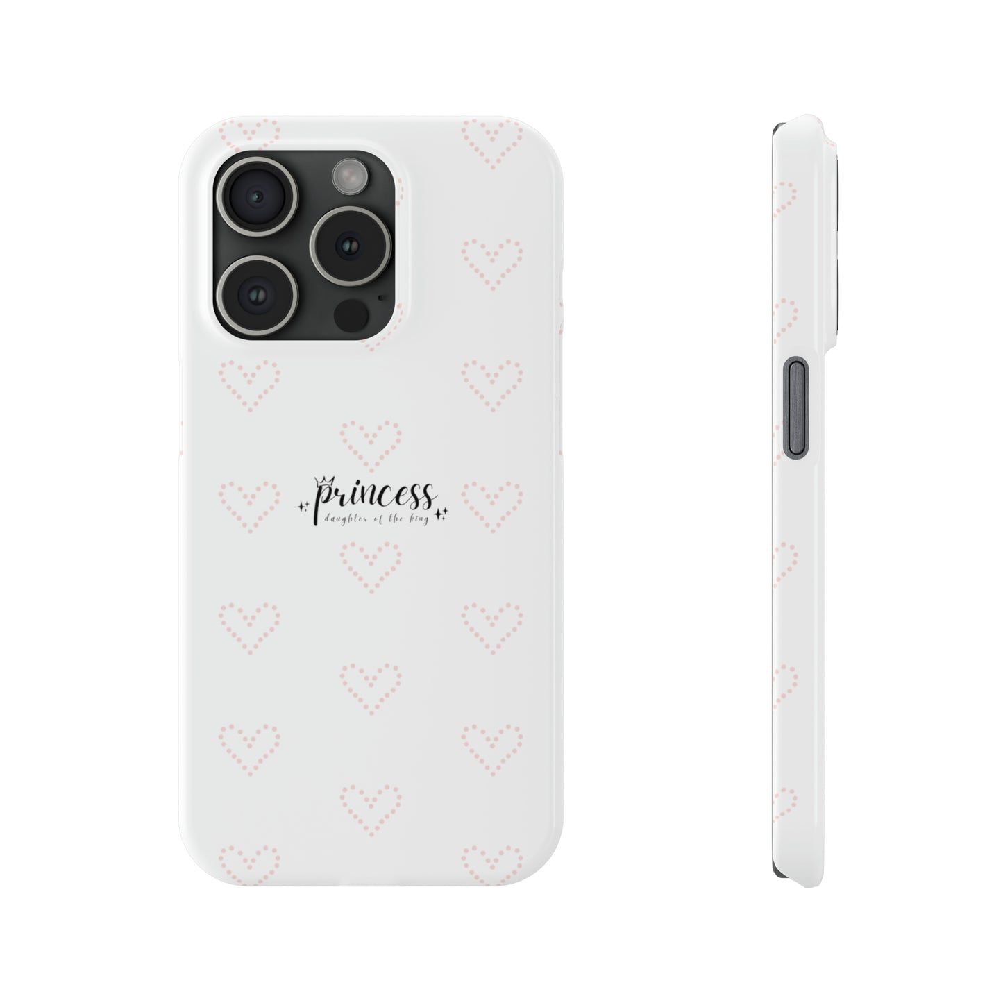 Dot Heart- Slim Phone Cases