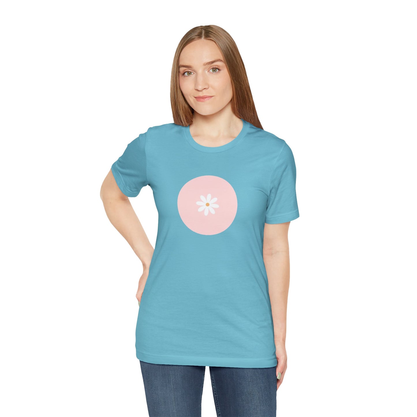 Circle Daisy- Unisex Jersey Short Sleeve Tee