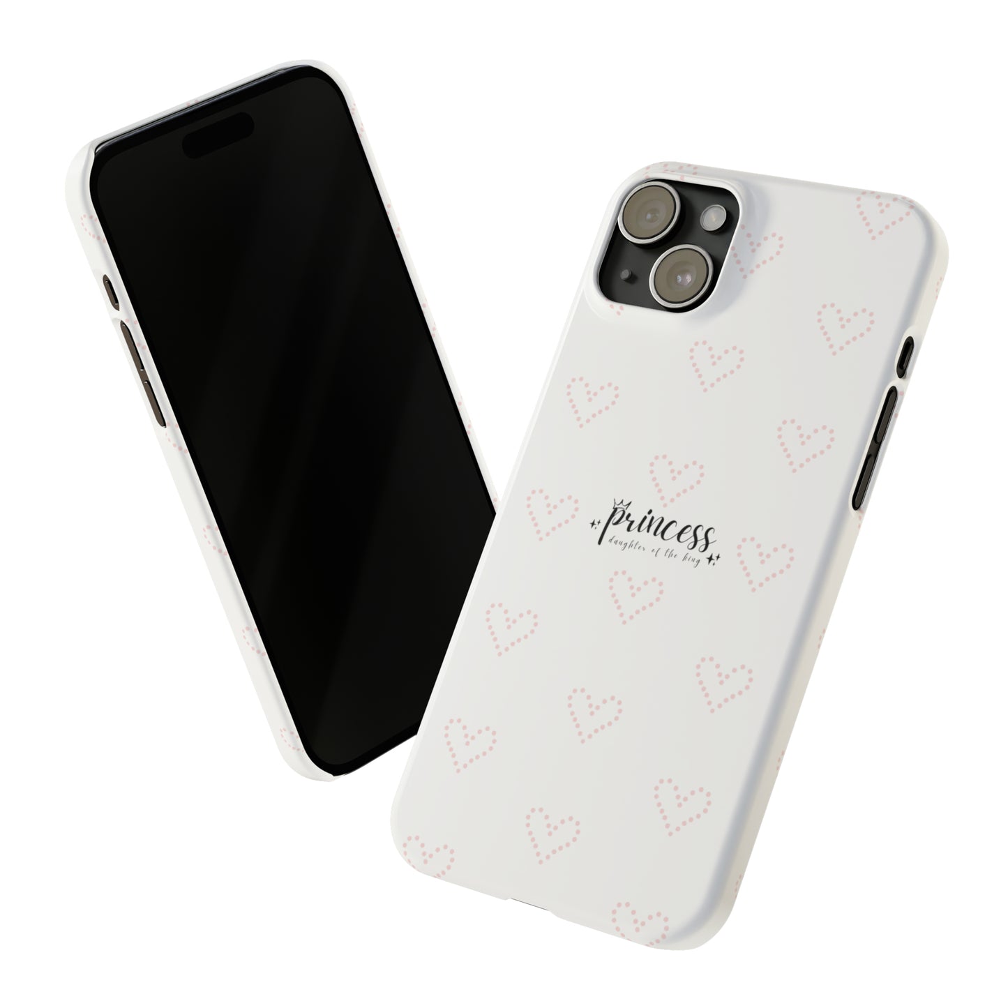 Dot Heart- Slim Phone Cases