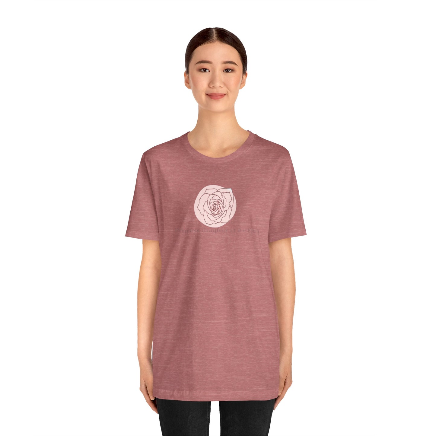 Vintage Rose- Unisex Jersey Short Sleeve Tee