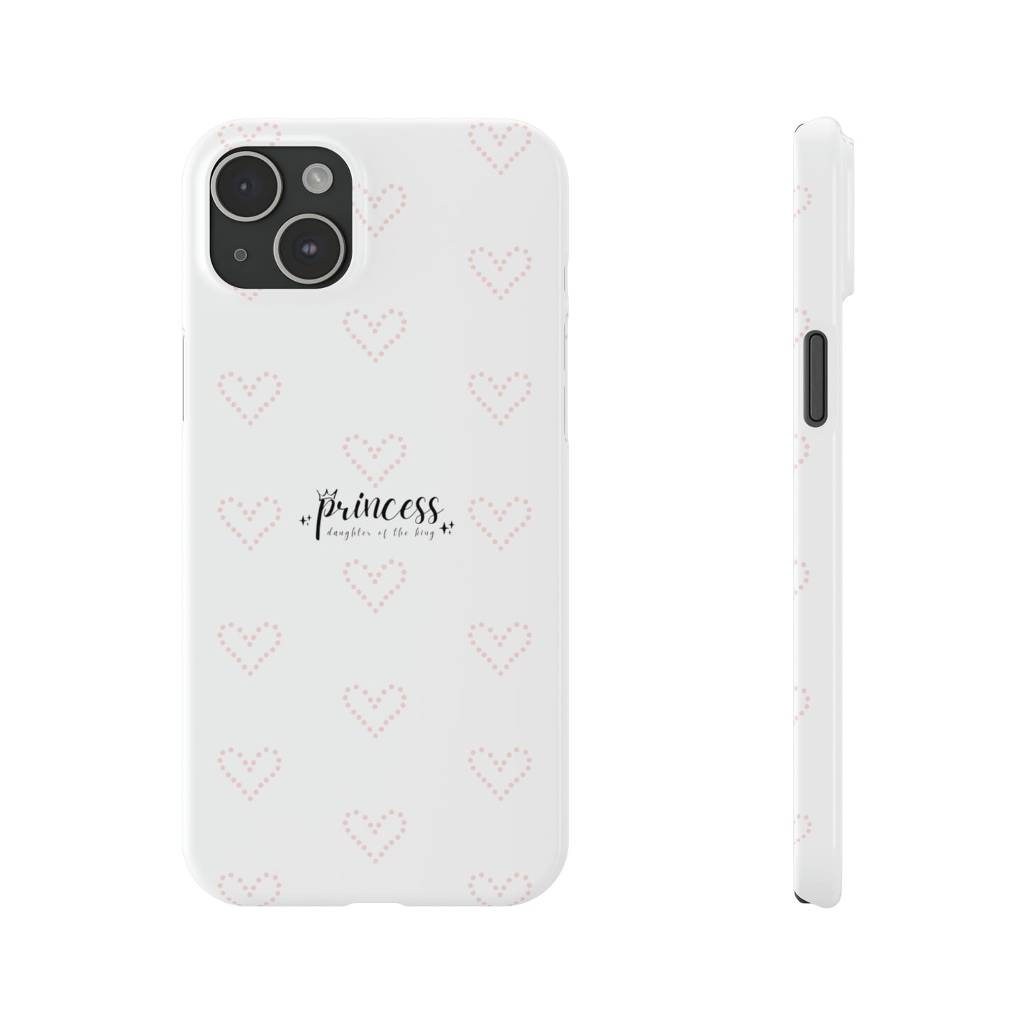 Dot Heart- Slim Phone Cases