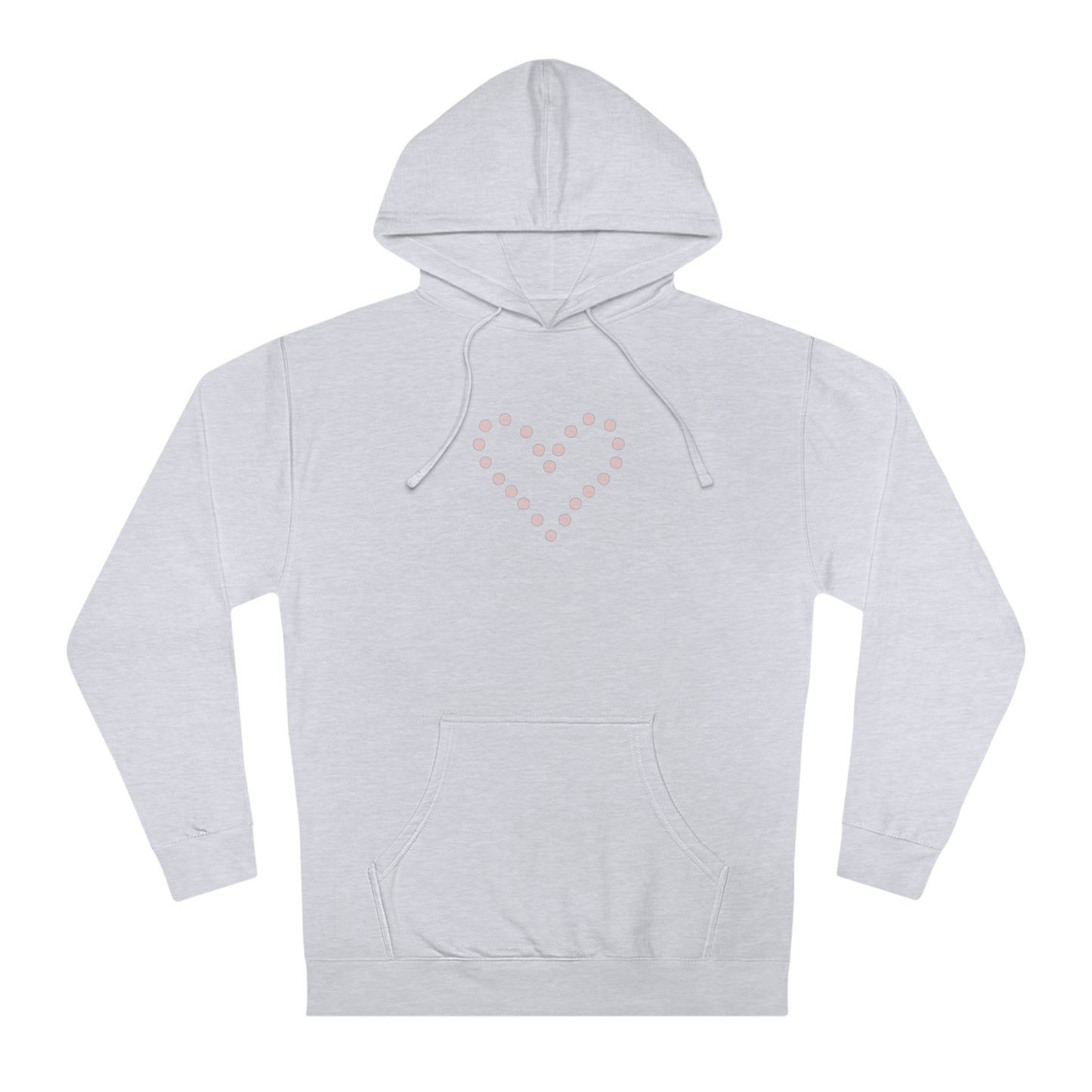 Dot Heart- Unisex Hooded Sweatshirt