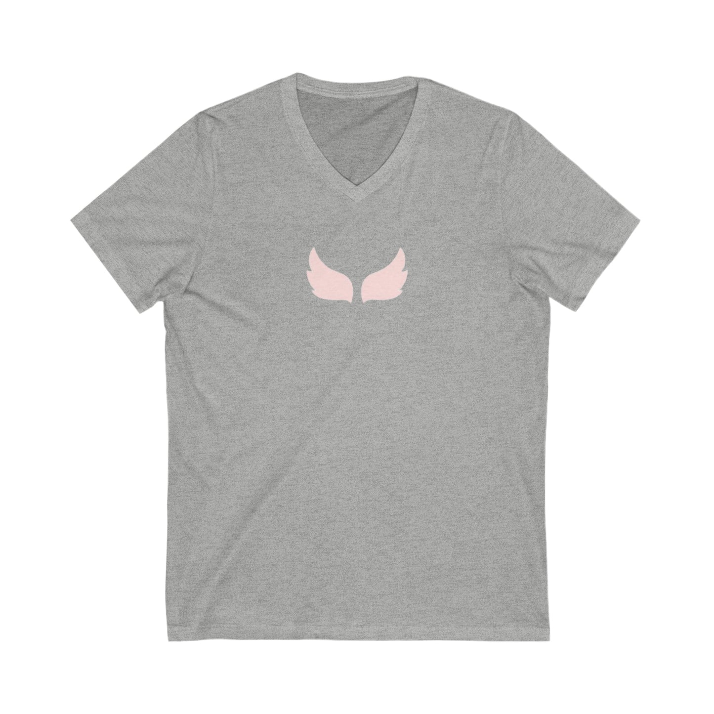 Wings- Unisex Jersey Short Sleeve V-Neck Tee