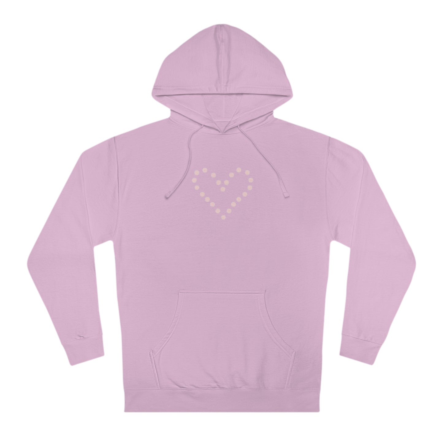 Dot Heart- Unisex Hooded Sweatshirt