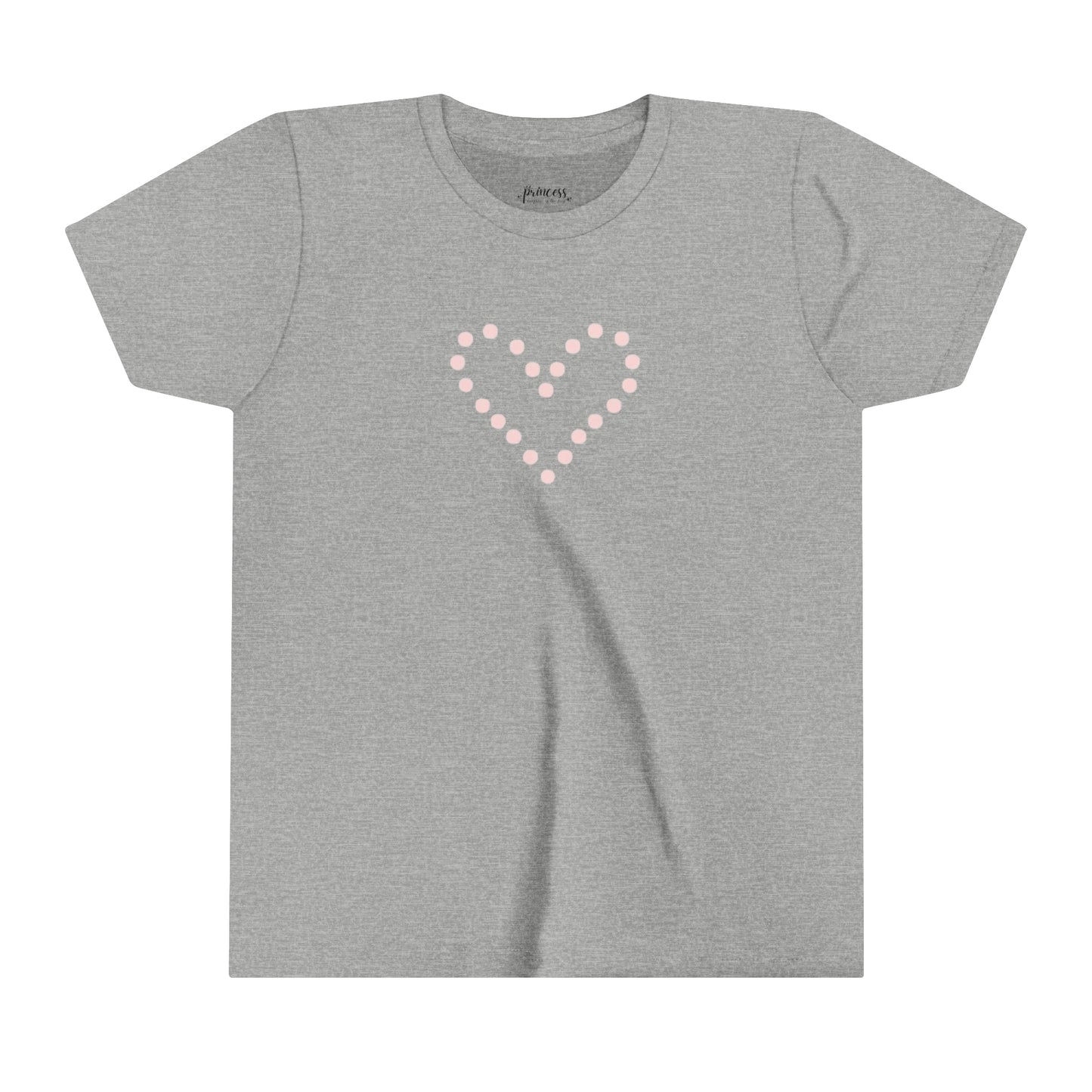 Dot Heart- Youth Short Sleeve Tee