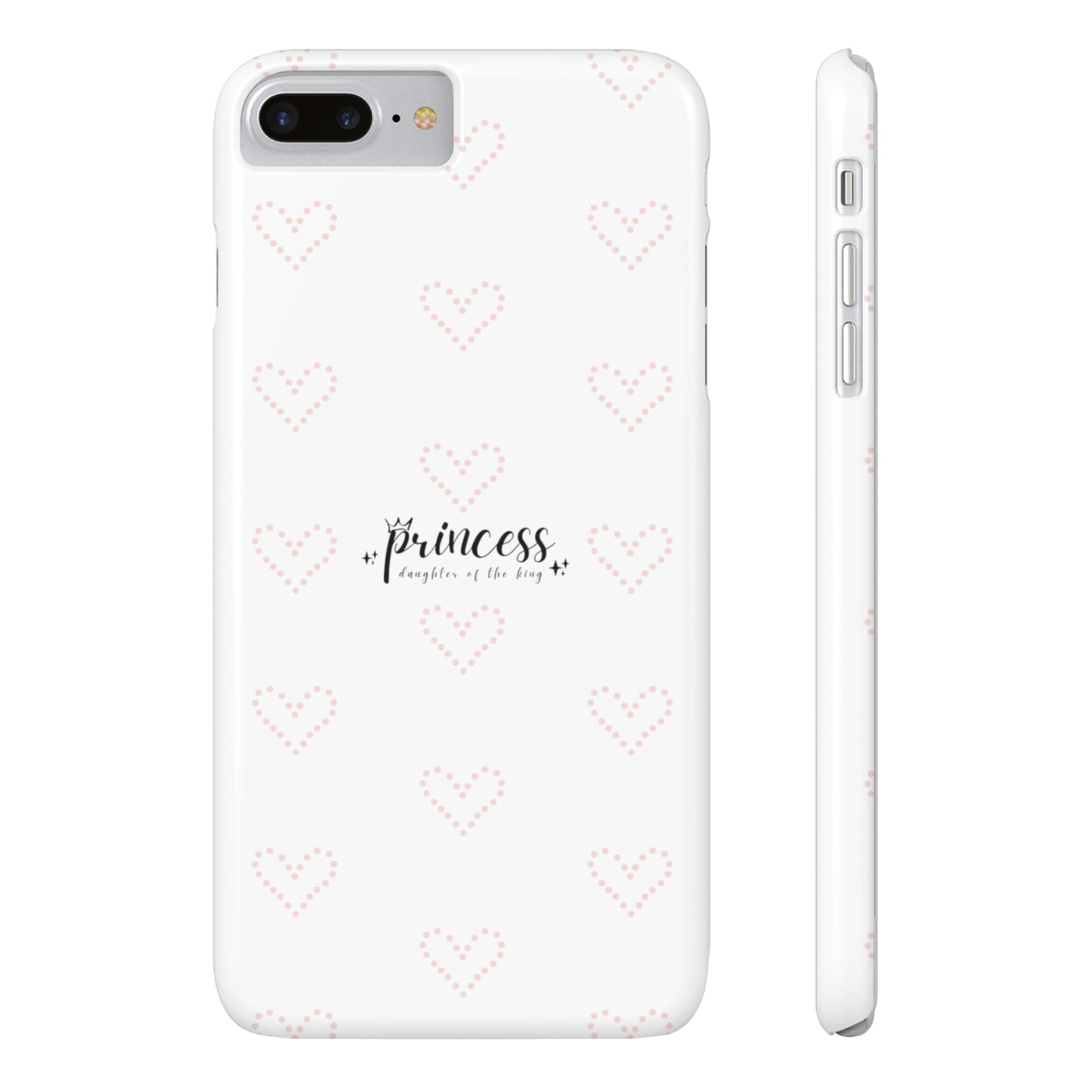 Dot Heart- Slim Phone Cases