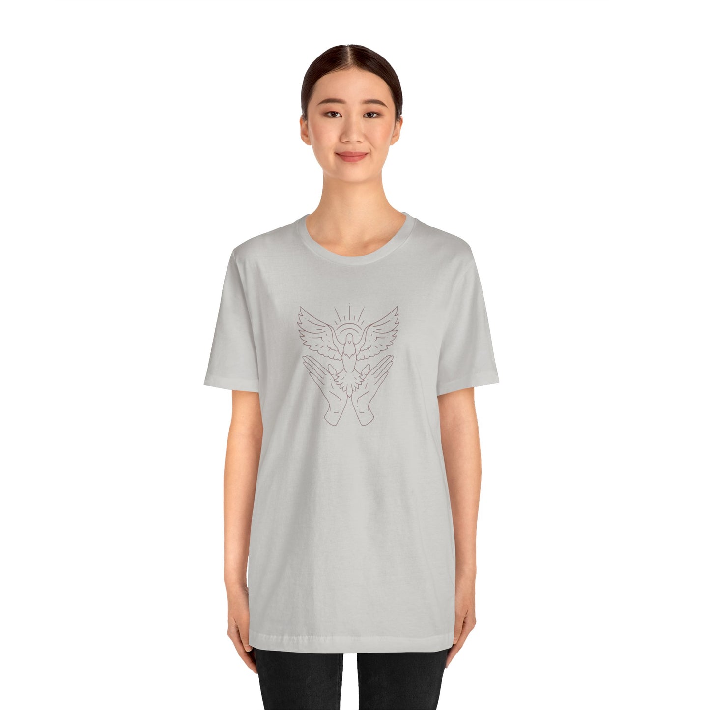 Dove- Unisex Jersey Short Sleeve Tee