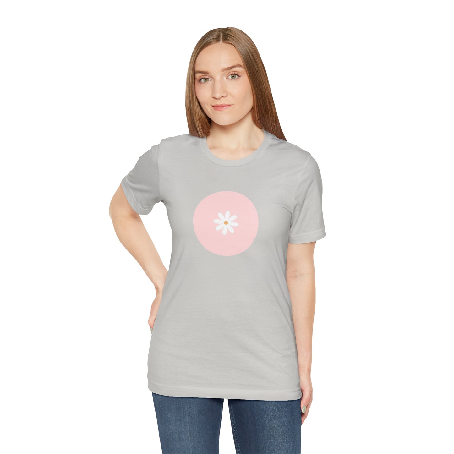 Circle Daisy- Unisex Jersey Short Sleeve Tee