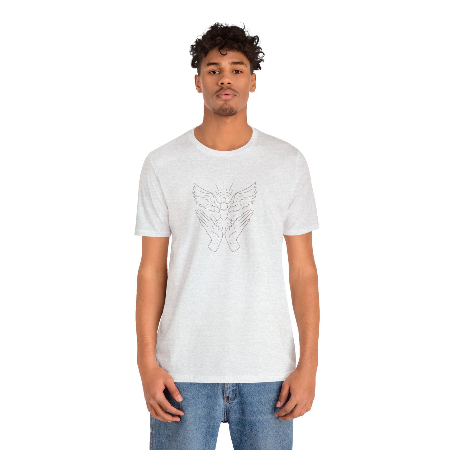 Dove- Unisex Jersey Short Sleeve Tee