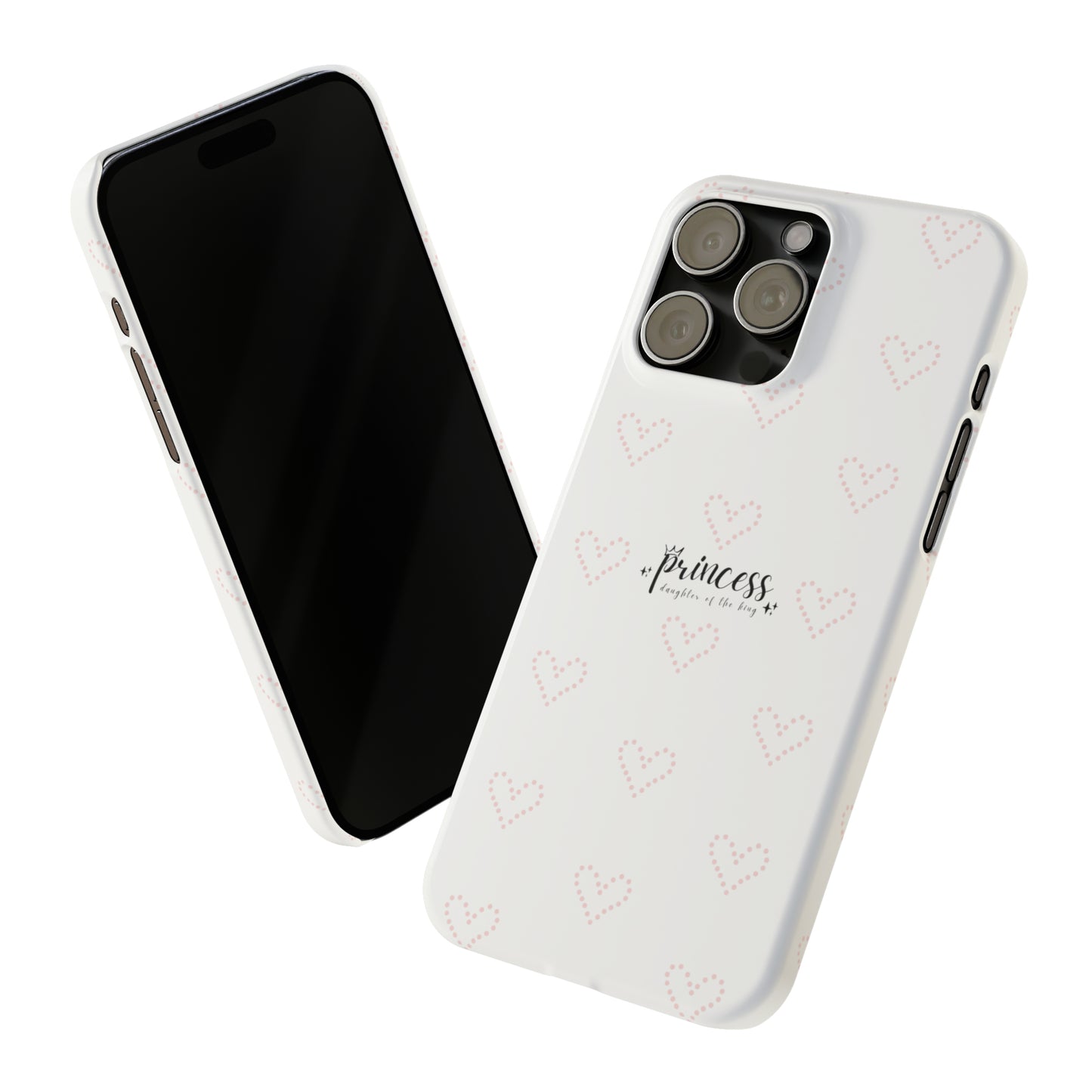 Dot Heart- Slim Phone Cases