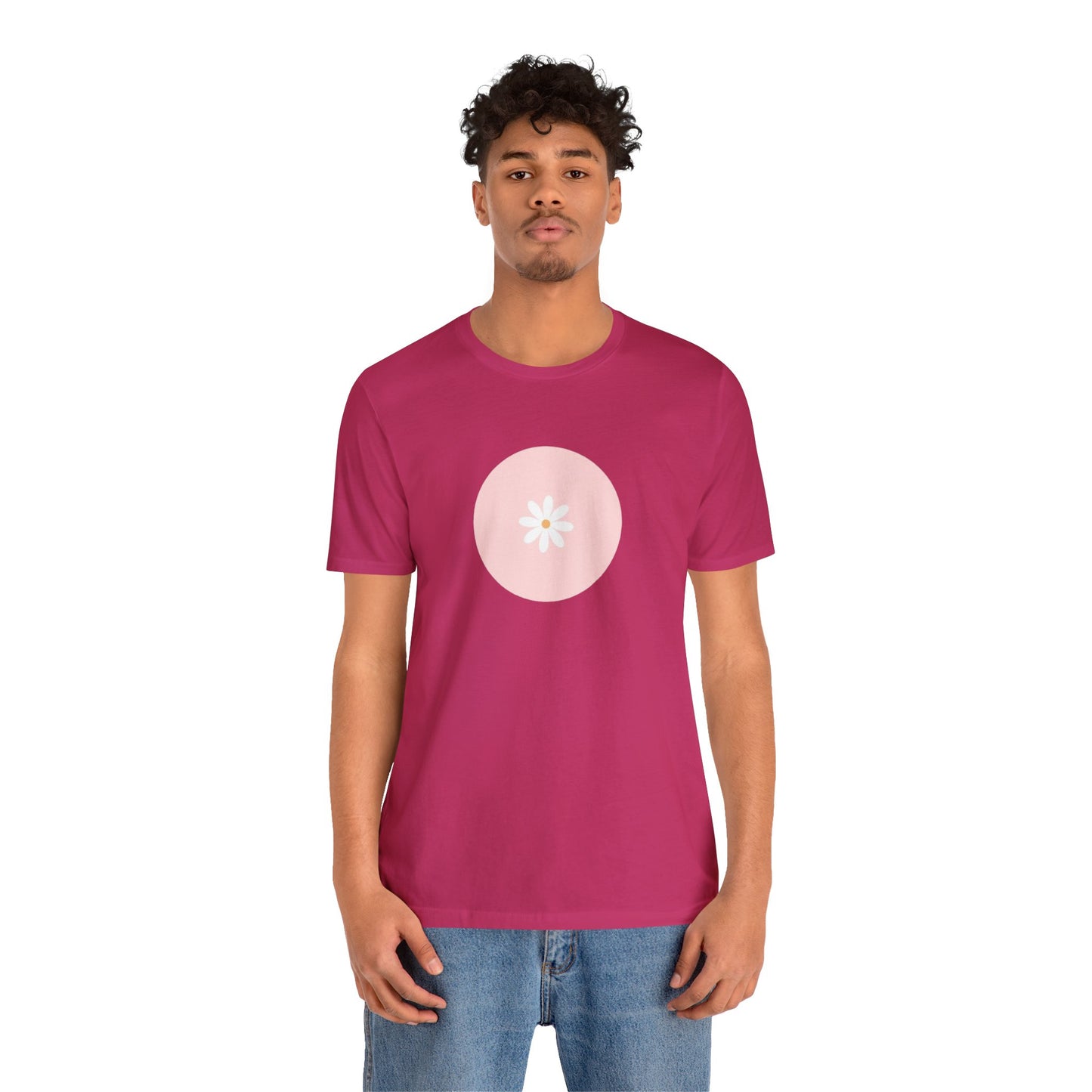 Circle Daisy- Unisex Jersey Short Sleeve Tee