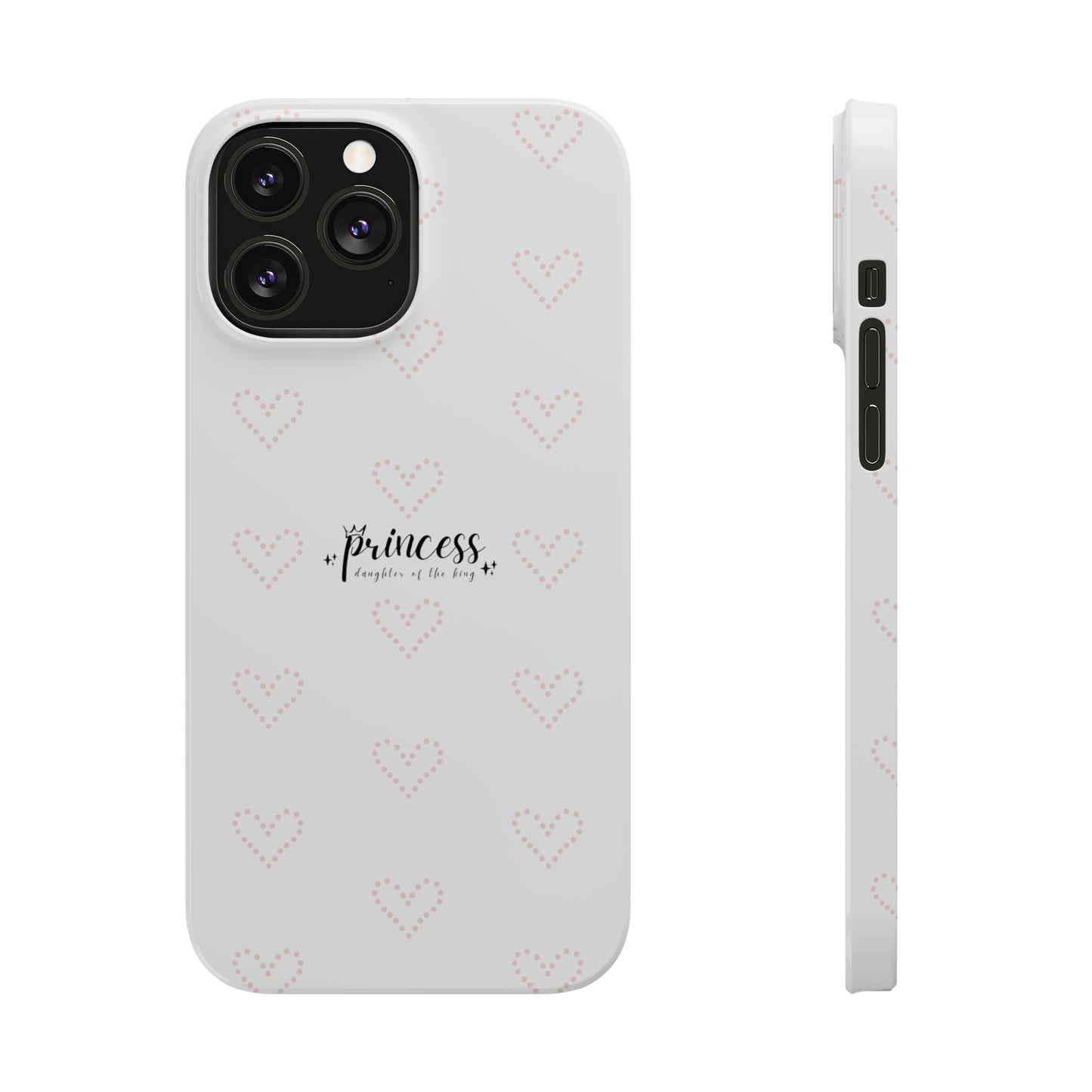 Dot Heart- Slim Phone Cases