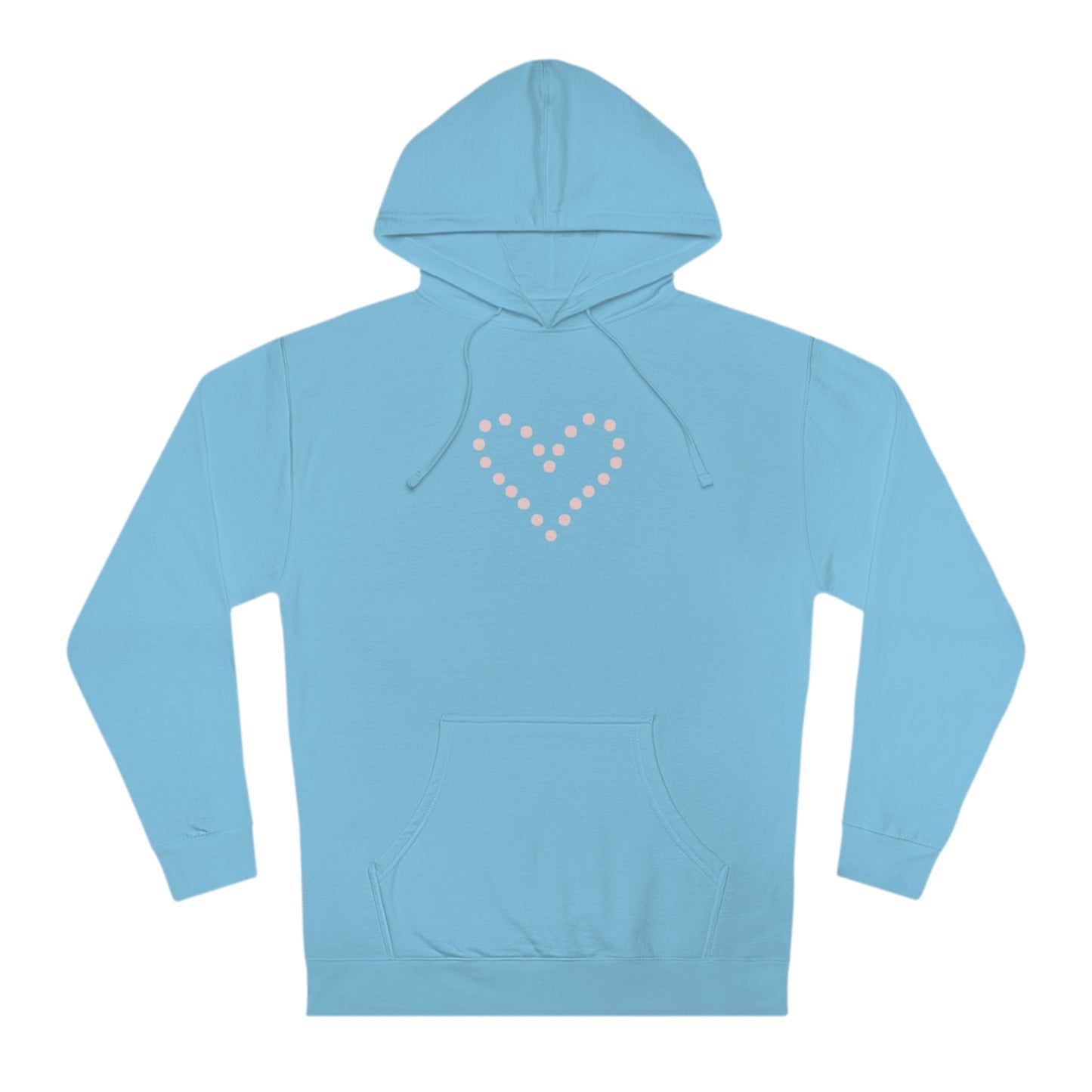 Dot Heart- Unisex Hooded Sweatshirt