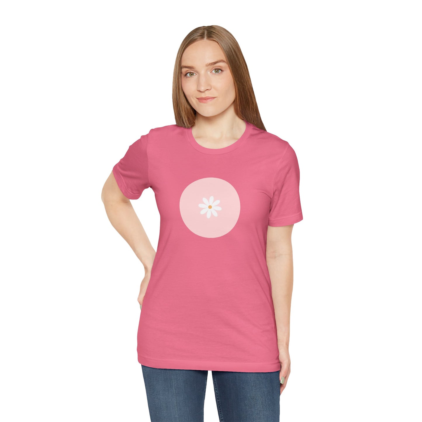 Circle Daisy- Unisex Jersey Short Sleeve Tee