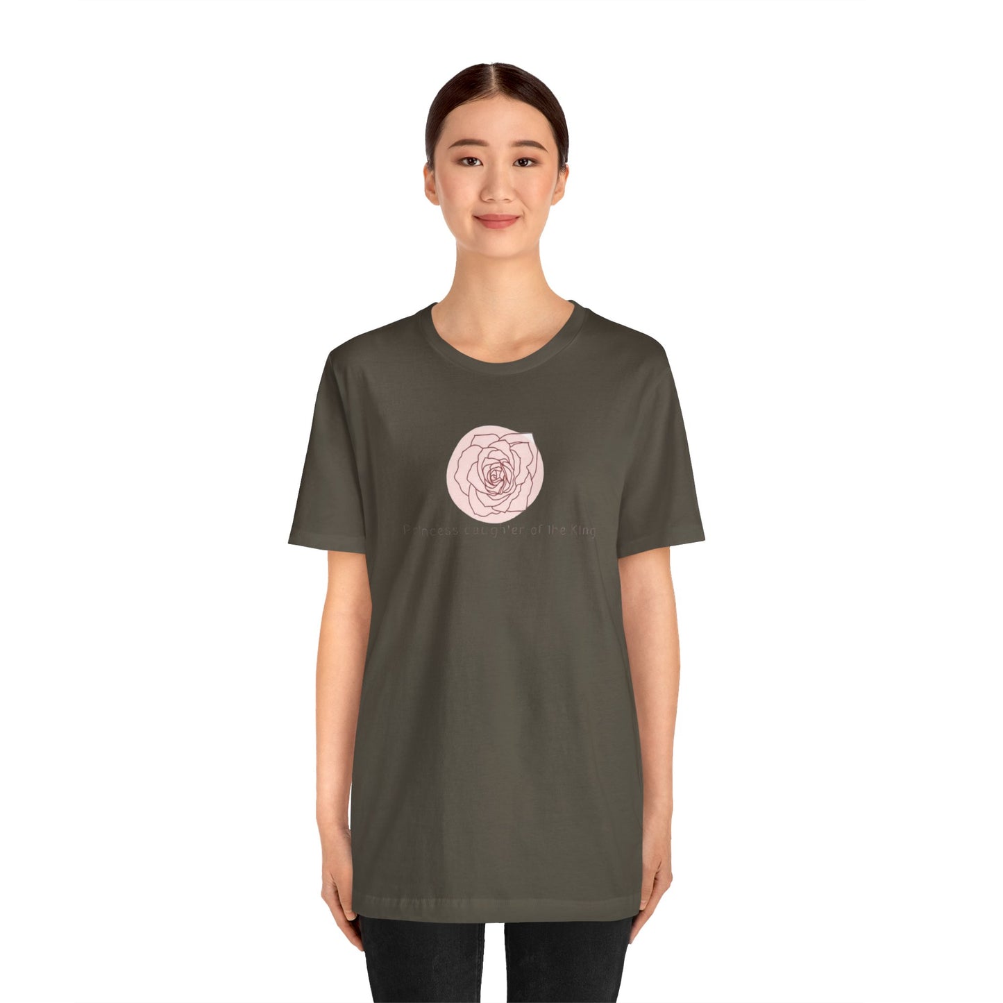 Vintage Rose- Unisex Jersey Short Sleeve Tee