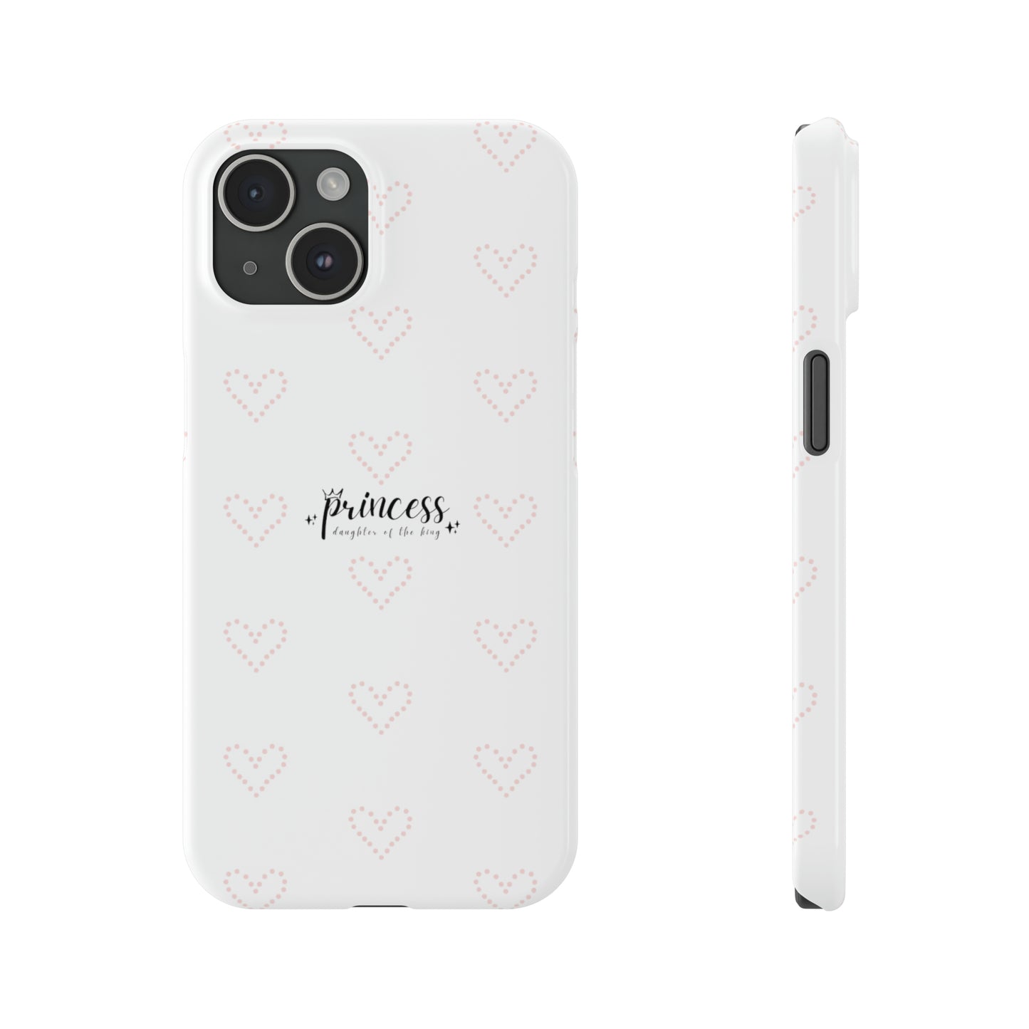 Dot Heart- Slim Phone Cases