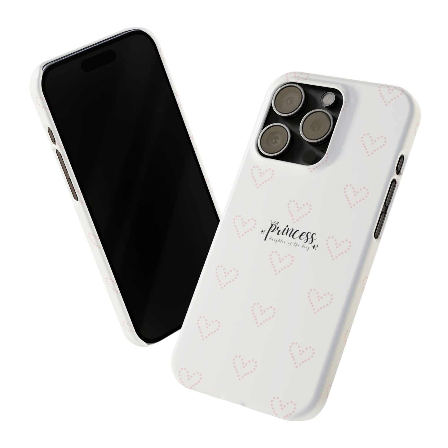 Dot Heart- Slim Phone Cases