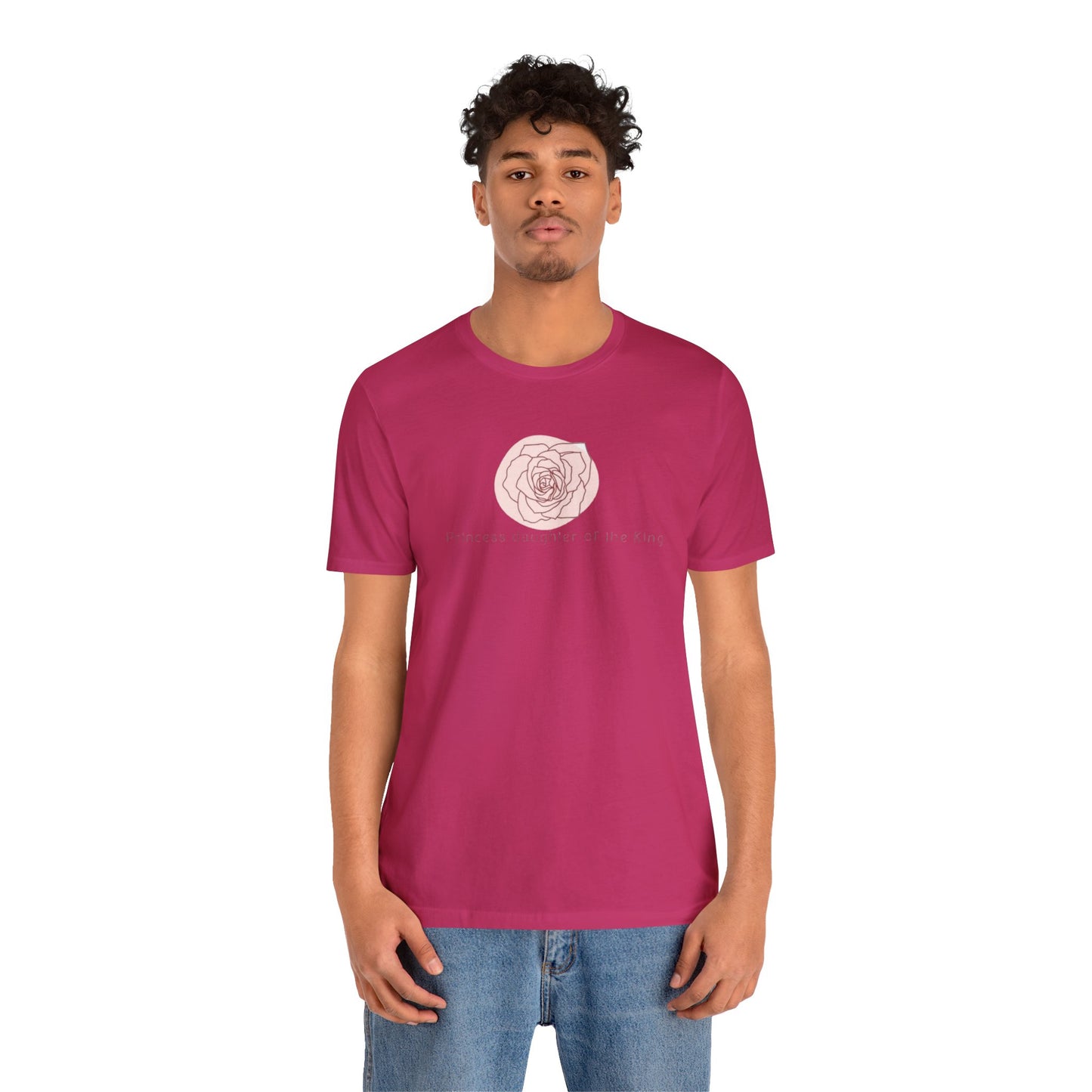 Vintage Rose- Unisex Jersey Short Sleeve Tee