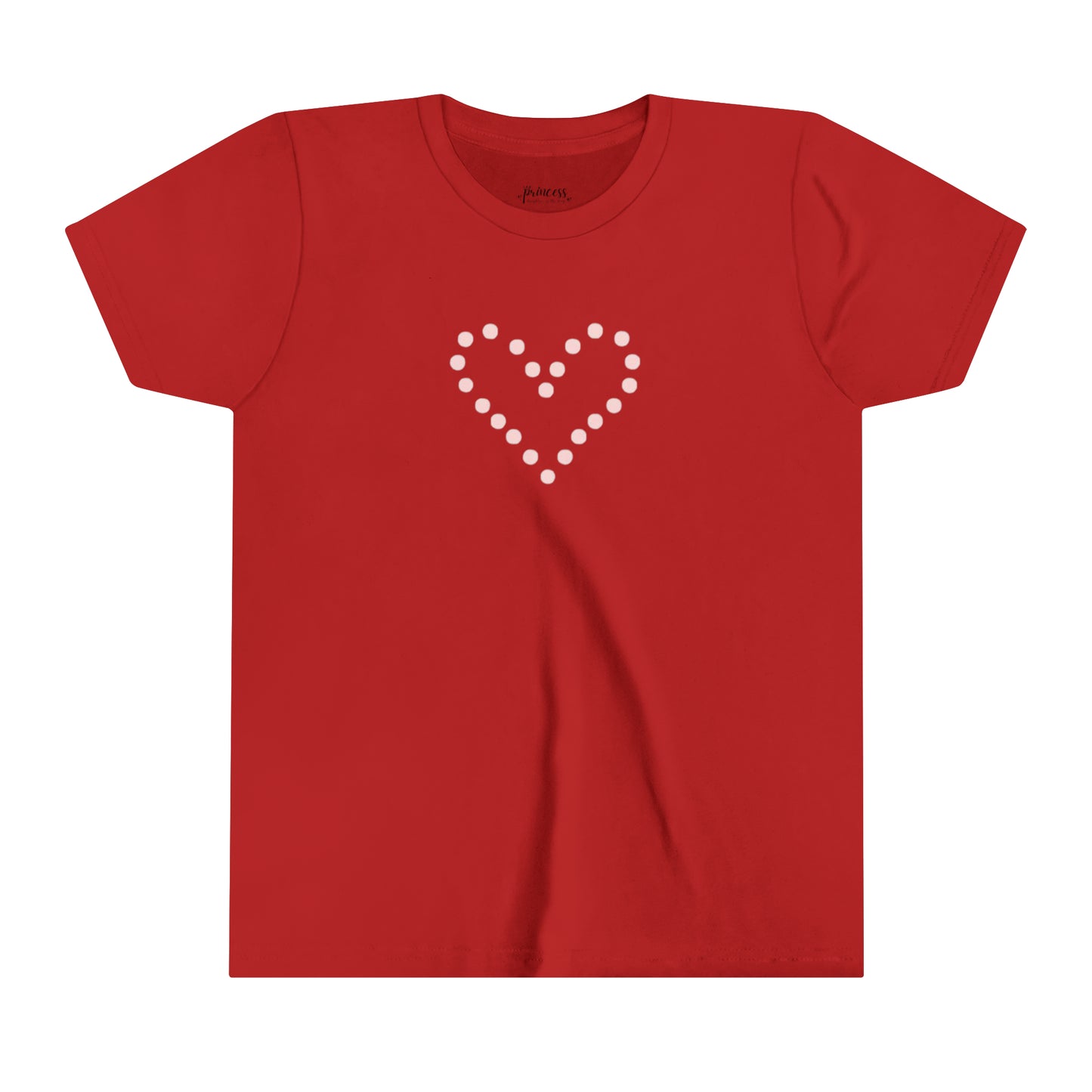 Dot Heart- Youth Short Sleeve Tee