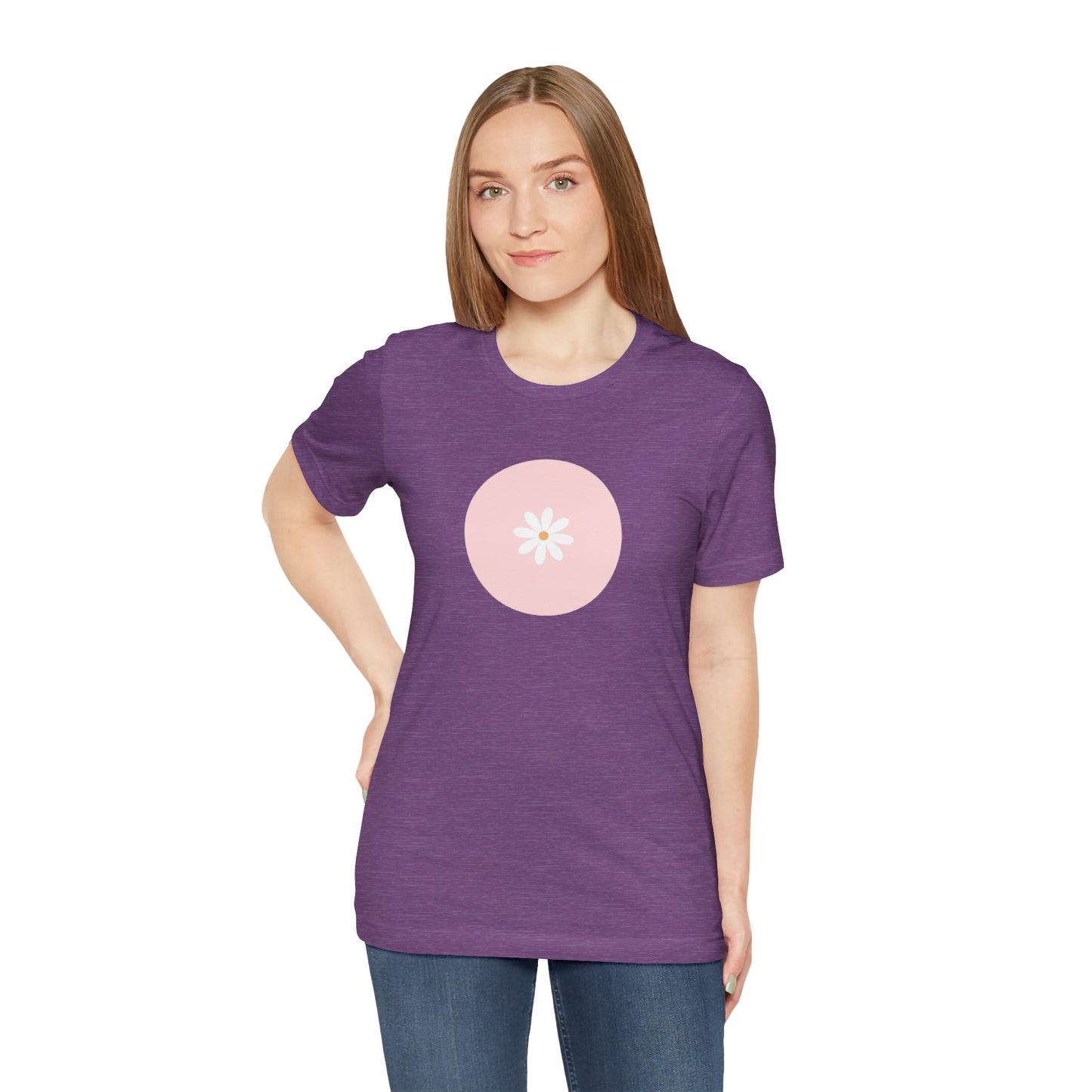 Circle Daisy- Unisex Jersey Short Sleeve Tee