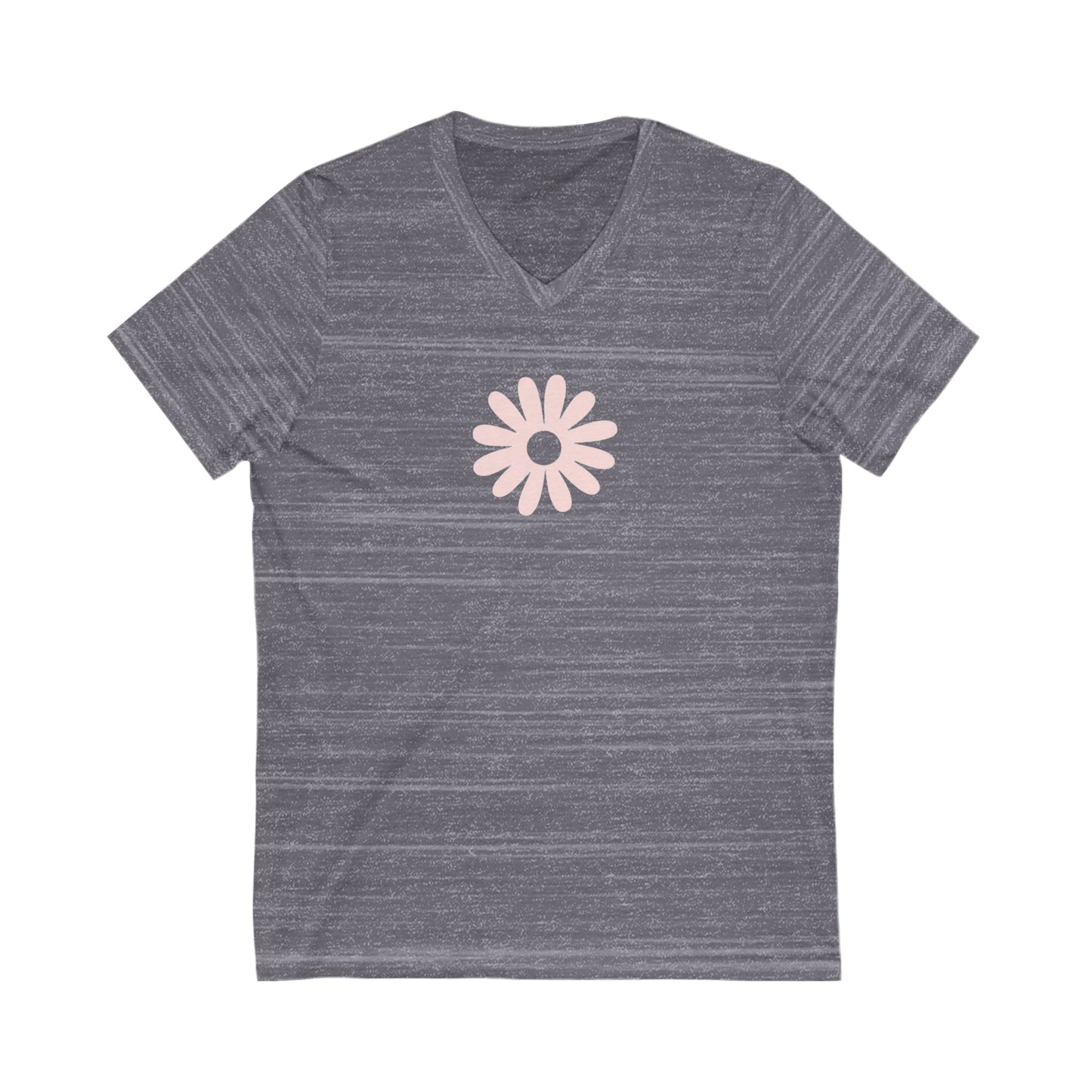 Daisy- Unisex Jersey Short Sleeve V-Neck Tee