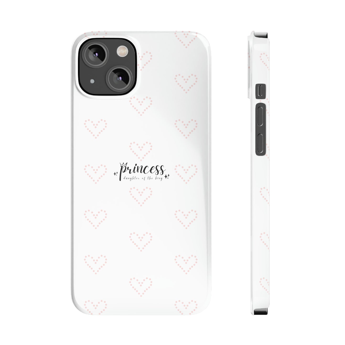 Dot Heart- Slim Phone Cases