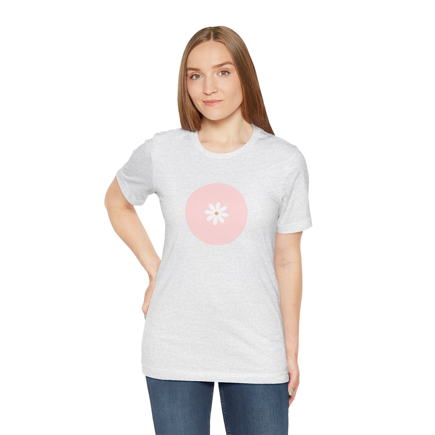 Circle Daisy- Unisex Jersey Short Sleeve Tee