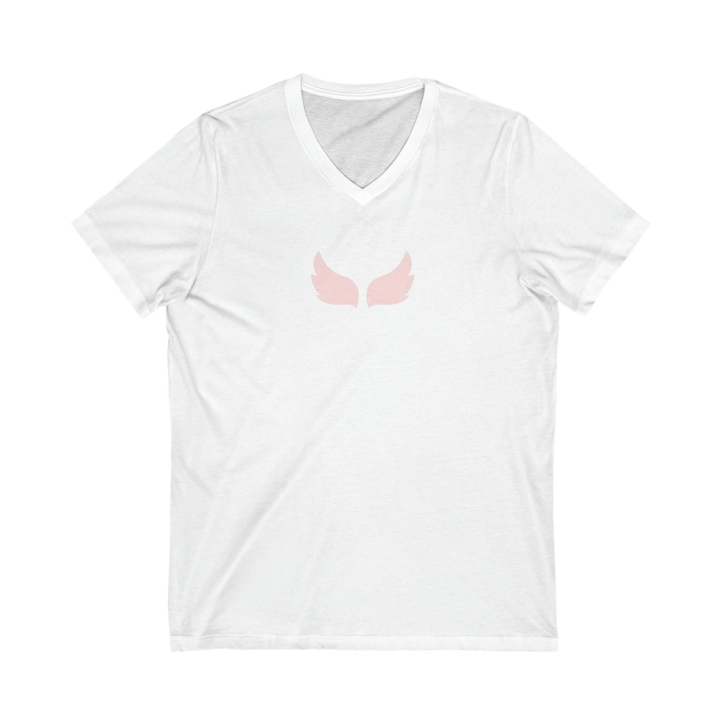 Wings- Unisex Jersey Short Sleeve V-Neck Tee