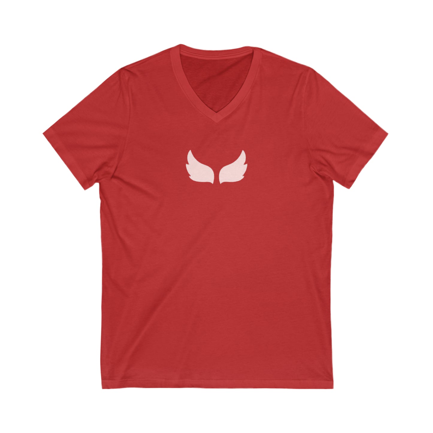 Wings- Unisex Jersey Short Sleeve V-Neck Tee