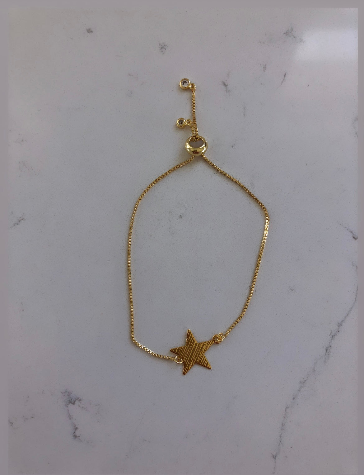 Star Adjustable Slider Bracelet